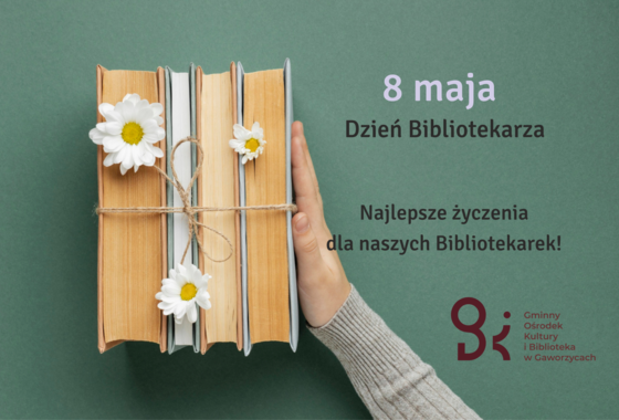 Plakat na Dzień Biblotekarza