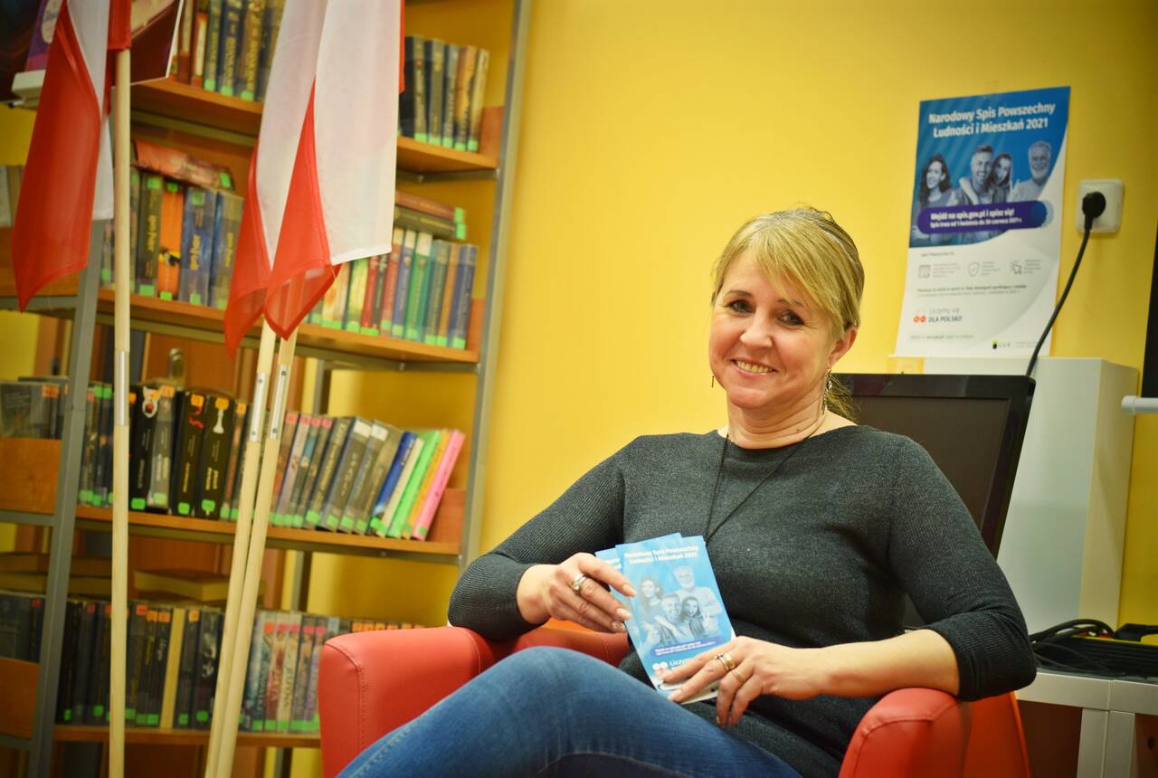 Pani Bożena Wojtczak zachęca do Spisu Powszechnego 
