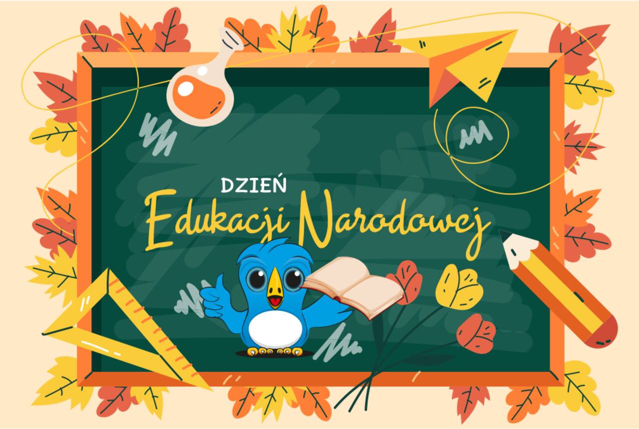 Grafika z okazji Edukacji Narodowej-życzenia dla nauczycieli