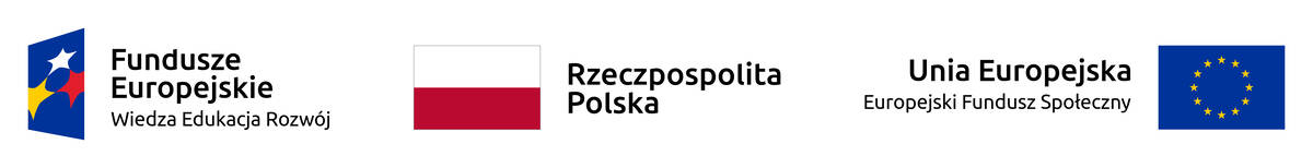 logotypy programu - środki unijne - z których został dofinansowany zakup pętli indukcyjnej i tyflomapy w naszym urzędzie