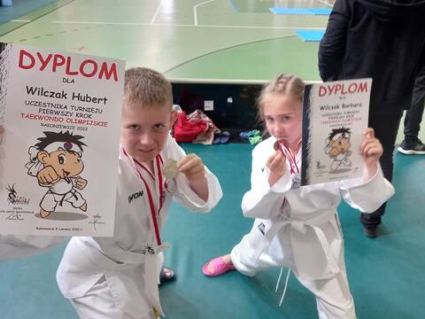 Zawodnicy klubu Taekwondo Tangun z medalami - 1