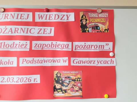 Eliminacje gminne Ogólnopolskiego Turnieju Wiedzy Pożarniczej „Młodzież Zapobiega Pożarom” - 10