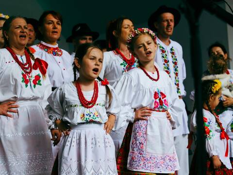 Dawidenka z I miejscem podczas XXXIII Przeglądu Zespołów Ludowych i Folklorystycznych w Jaczowie - 7