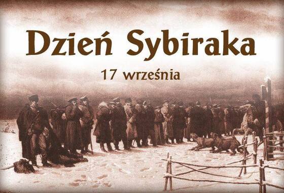 Dzień Sybiraka - grafika  z tytułem