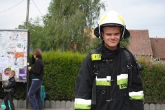 2014-06-25 Ćwiczenia Strażaków w centrum Gaworzyc