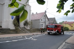 2014-06-25 Ćwiczenia Strażaków w centrum Gaworzyc