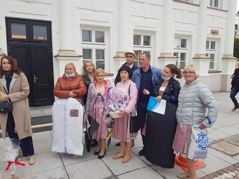 Wieniec dożynkowy z Kłobuczyna na Dożynkach Prezydenckich w Warszawie! - 3